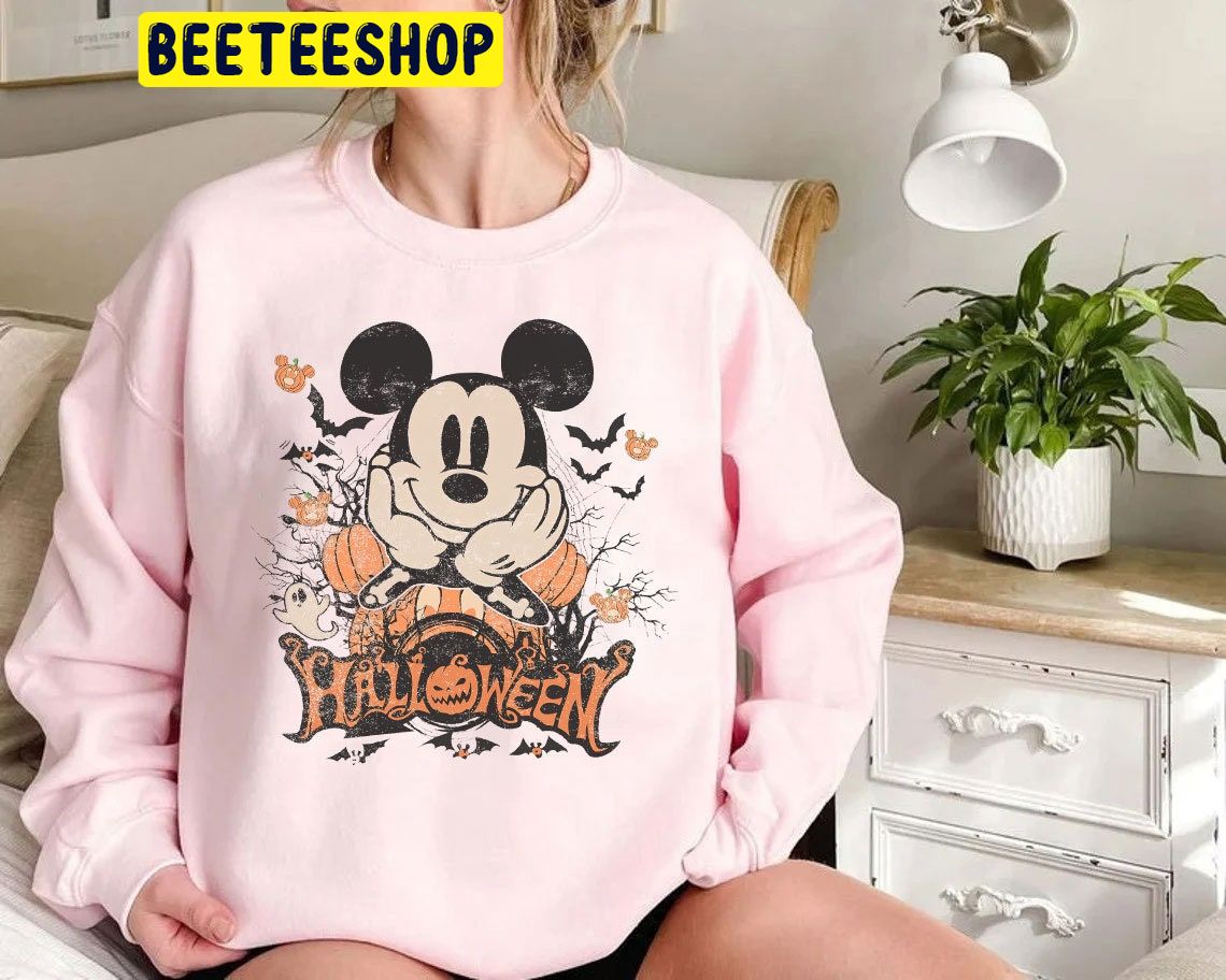 Mickey Pumpkin Halloween Trending Unisex Shirt Mickey Pumpkin Halloween Trending Unisex Shirt
