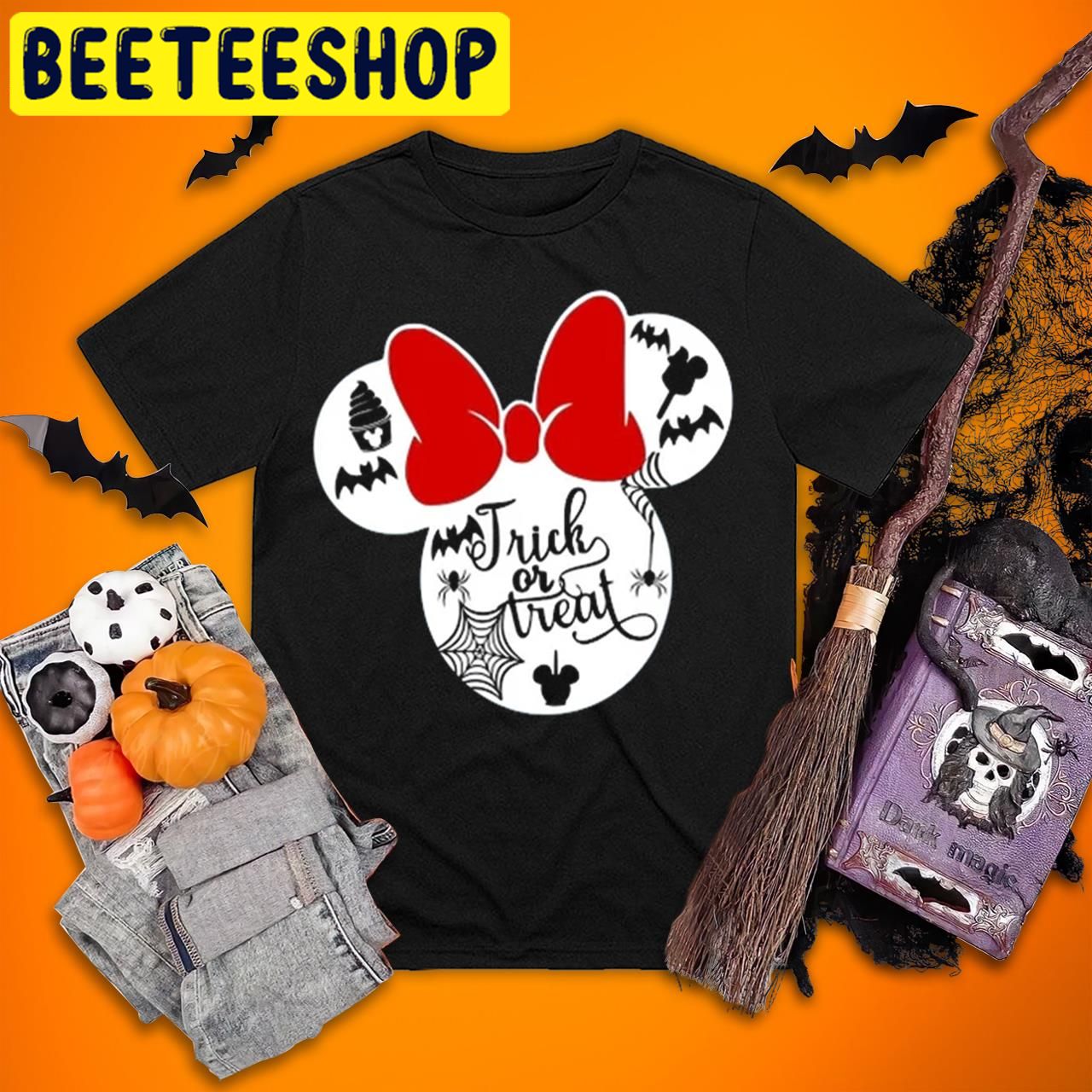 Mickey Trick Or Treat Halloween Trending Unisex T-Shirt Mickey Trick Or Treat Halloween Trending Unisex T-Shirt
