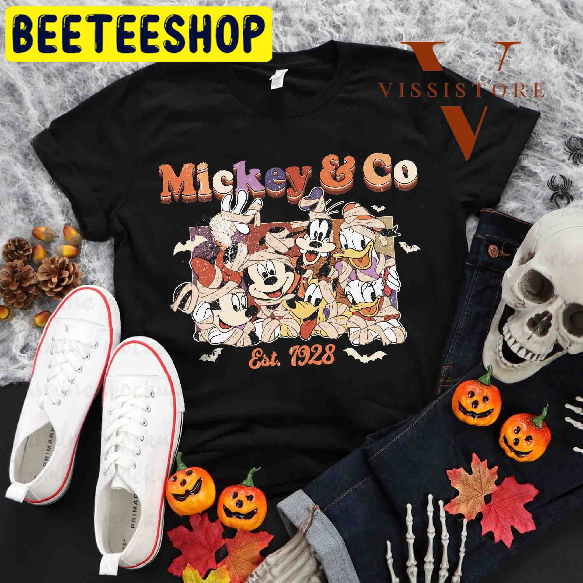 Mickey Vintage Disney HalloweenTrending Unisex Shirt Mickey Vintage Disney HalloweenTrending Unisex Shirt