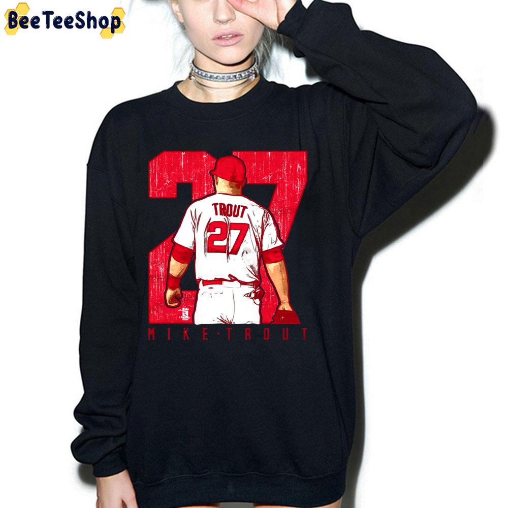 Mike Trout 27 Los Angeles Angels Baseball Trending Unisex T-Shirt Mike Trout 27 Los Angeles Angels Baseball Trending Unisex T-Shirt