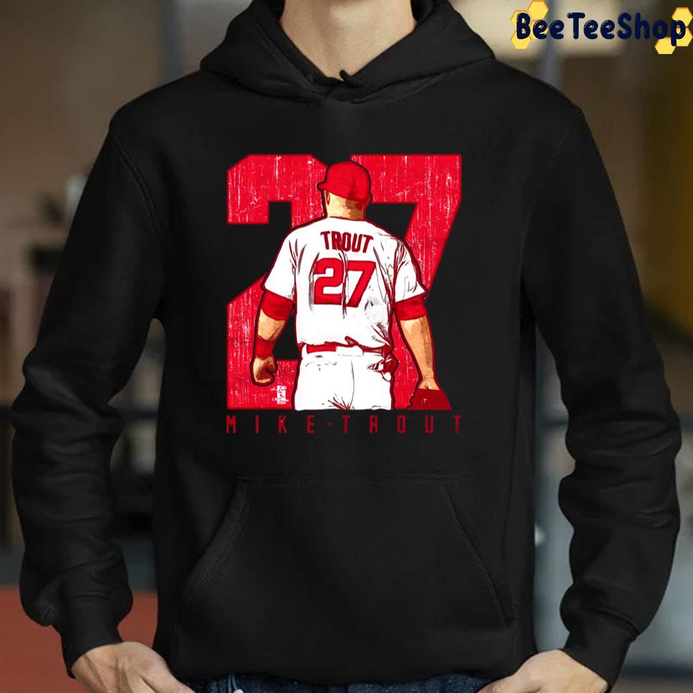 Mike Trout 27 Los Angeles Angels Baseball Trending Unisex T-Shirt Mike Trout 27 Los Angeles Angels Baseball Trending Unisex T-Shirt