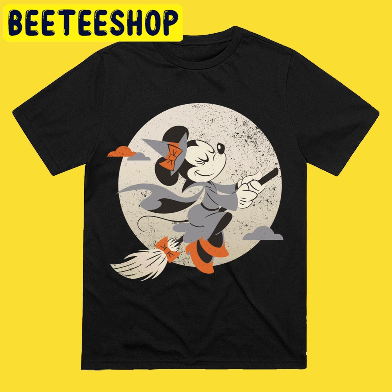 Minnie Mouse Flying Witch Costume Halloween Trending Unisex T-Shirt Minnie Mouse Flying Witch Costume Halloween Trending Unisex T-Shirt