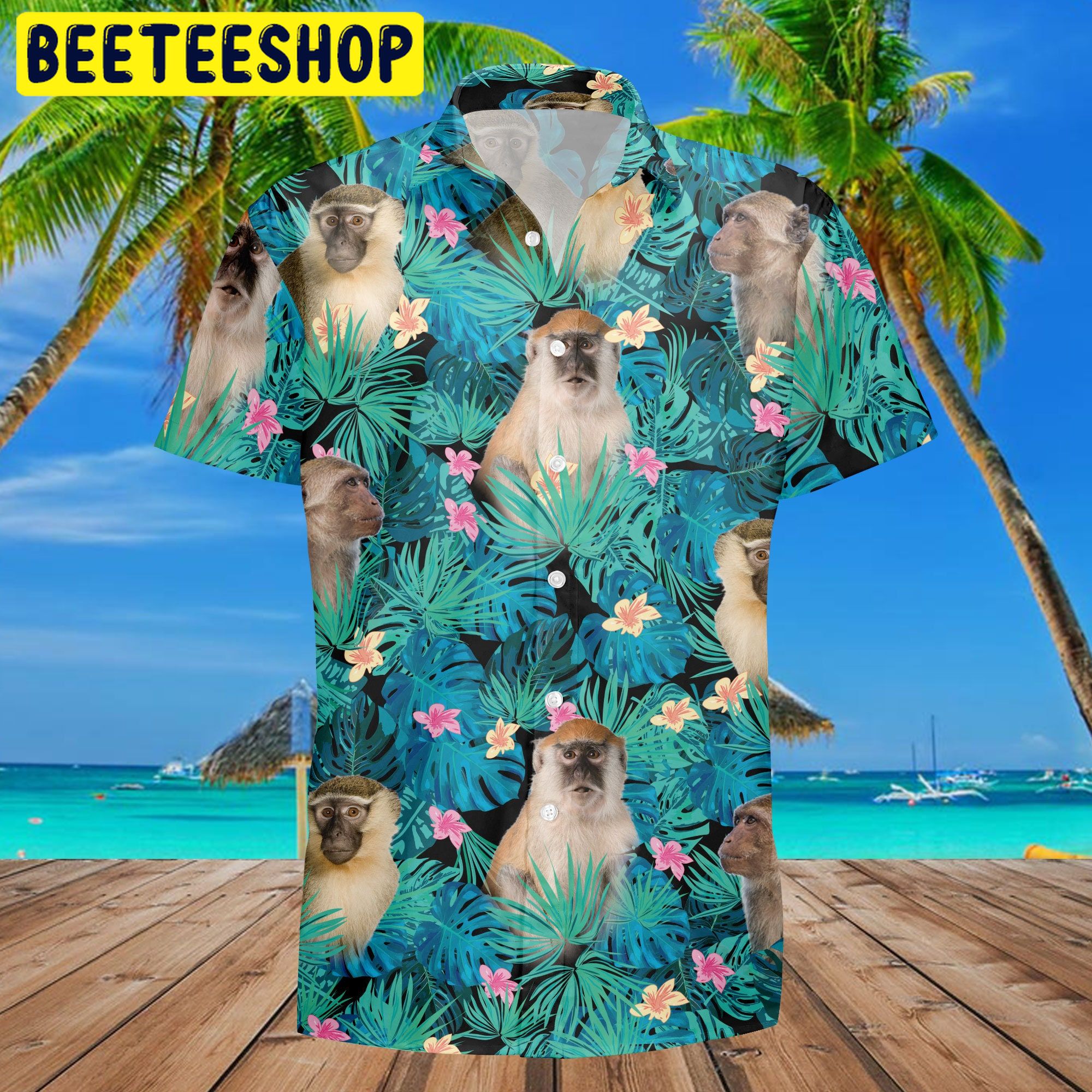 Monkey Loves Banana Trending Hawaiian Shirt Monkey Loves Banana Trending Hawaiian Shirt