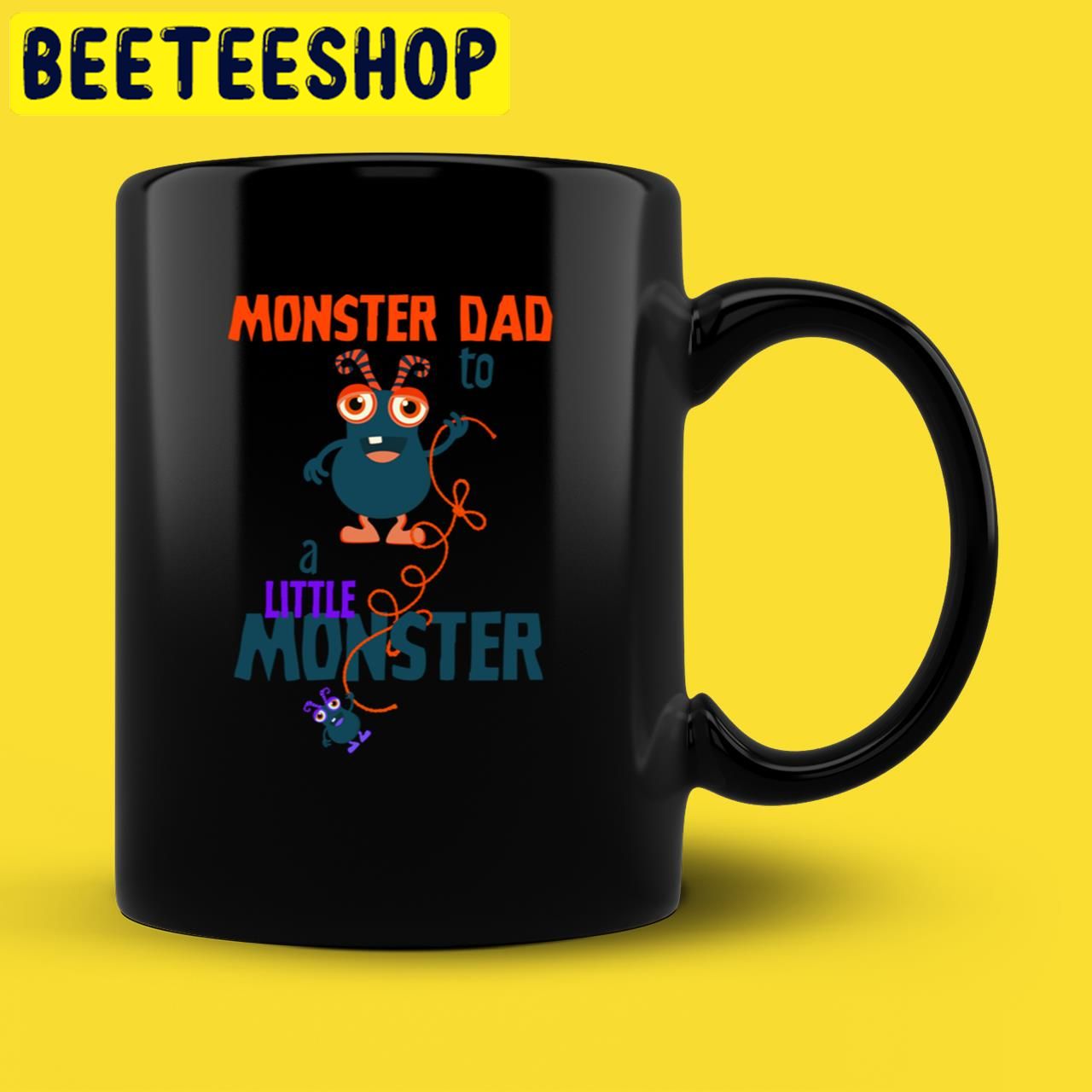 Monster Dad To A Little Monster Single Dad Halloween Trending Unisex T-Shirt Monster Dad To A Little Monster Single Dad Halloween Trending Unisex T-Shirt