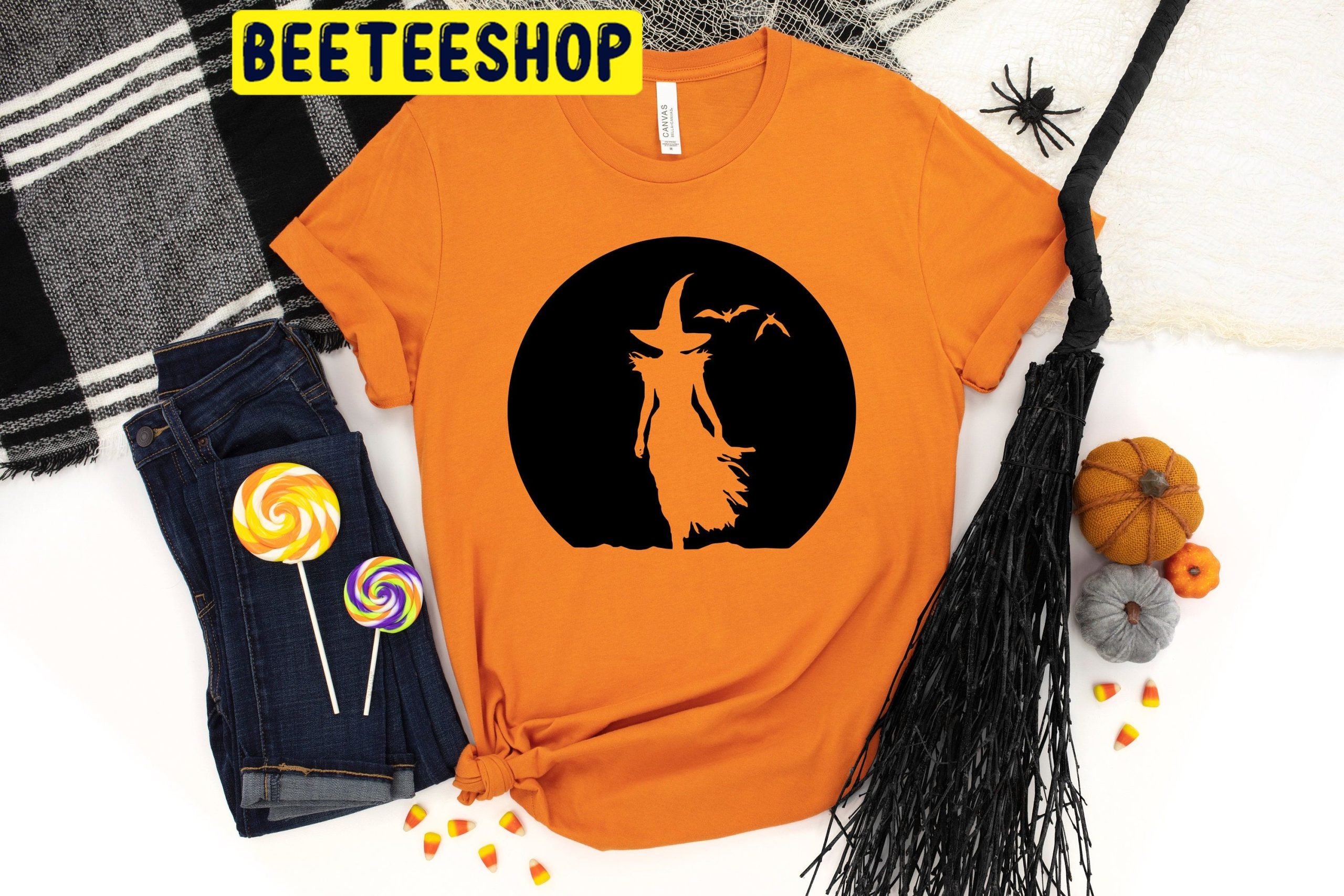 Moon Witch Halloween Trending Unisex Shirt Moon Witch Halloween Trending Unisex Shirt