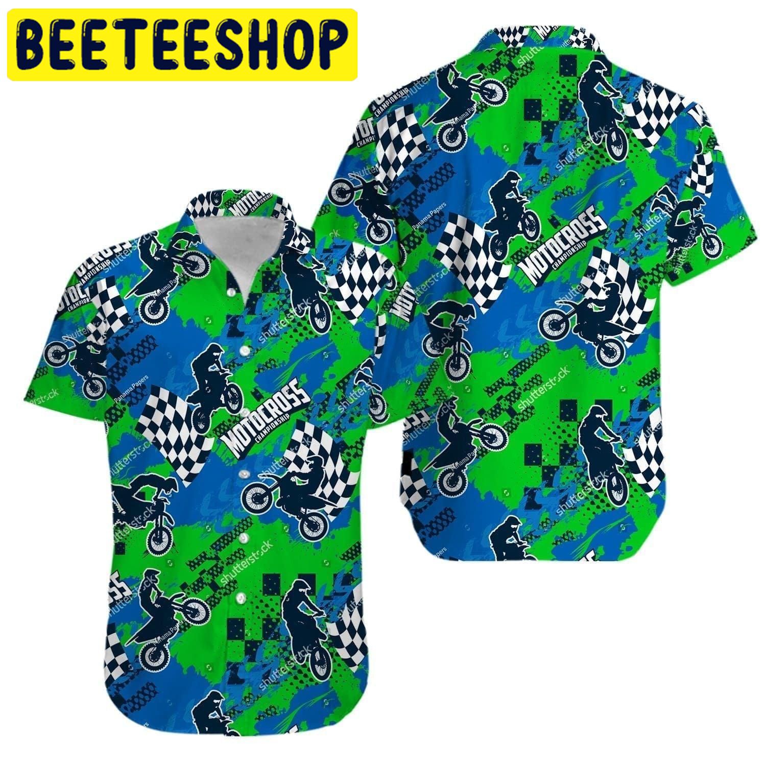 Motocross Hawaiian Shirt Motocross Hawaiian Shirt