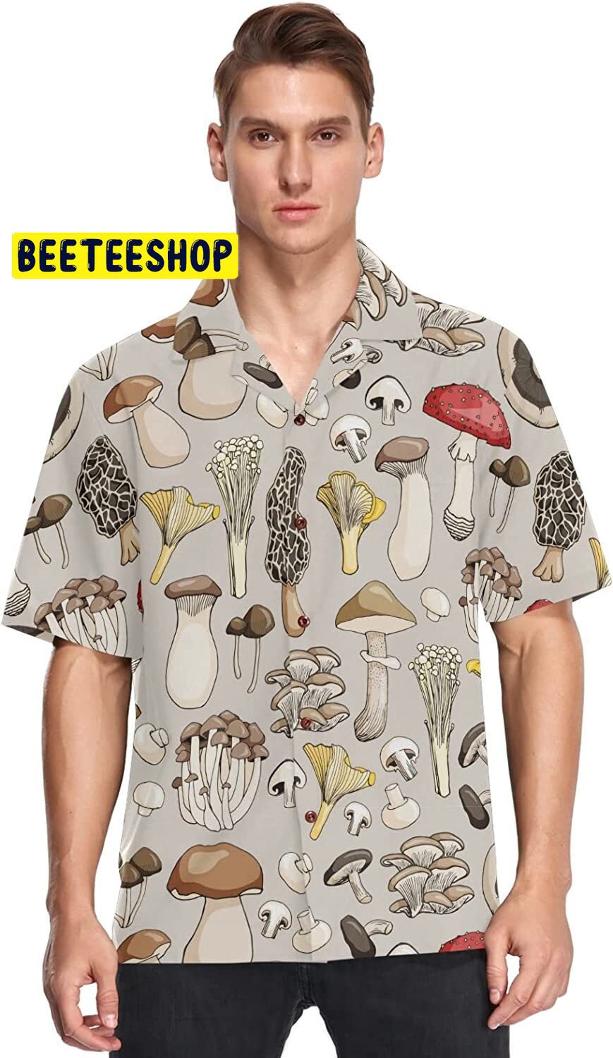 Mushroom Button Trending Hawaiian Shirt Mushroom Button Trending Hawaiian Shirt