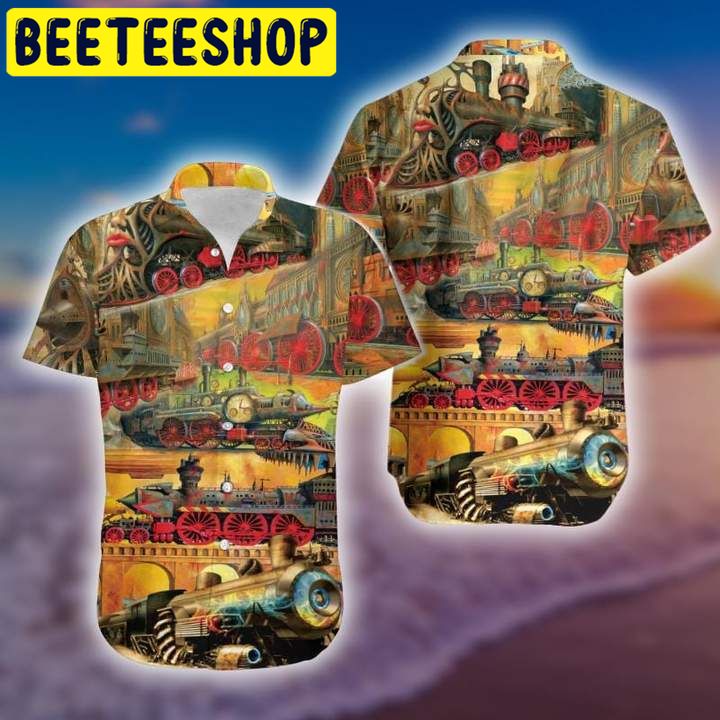 My Life Is A Train Hawaiian Shirt My Life Is A Train Hawaiian Shirt