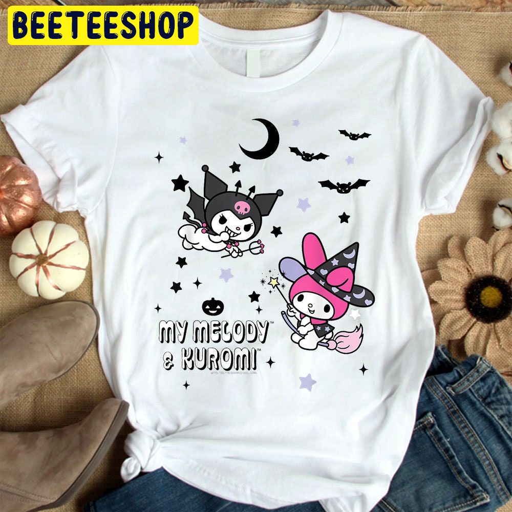 My Melody And Kuromi Halloween Trending Unisex Shirt My Melody And Kuromi Halloween Trending Unisex Shirt