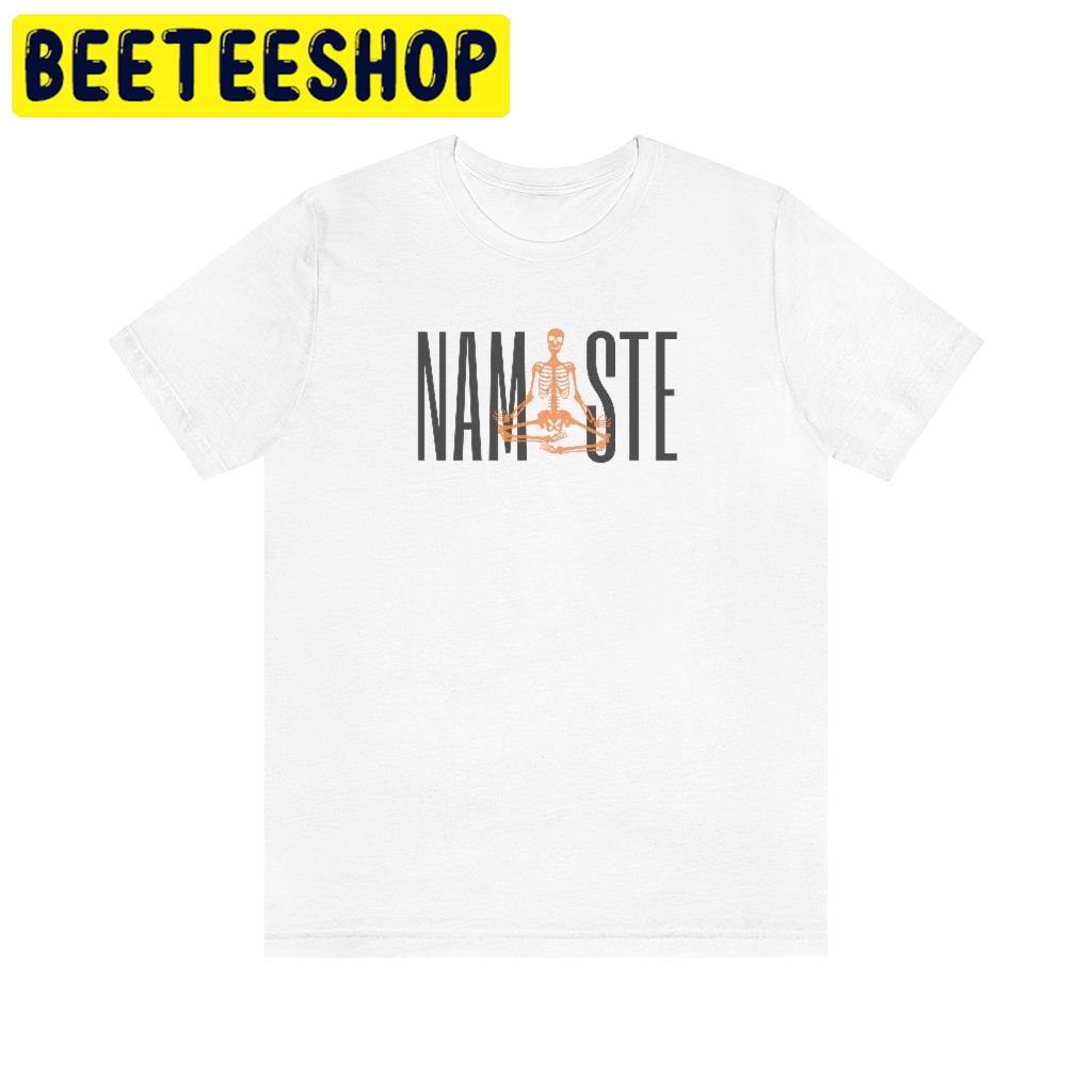 Namaste Skeleton Yoga Halloween Trending Unisex Shirt Namaste Skeleton Yoga Halloween Trending Unisex Shirt