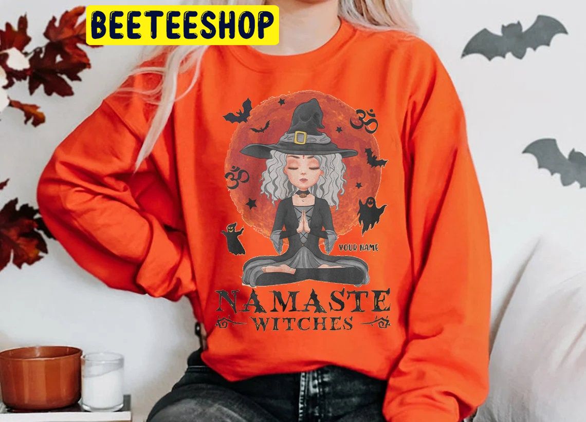 Namaste Witch Yoga Halloween Trending Unisex Shirt Namaste Witch Yoga Halloween Trending Unisex Shirt