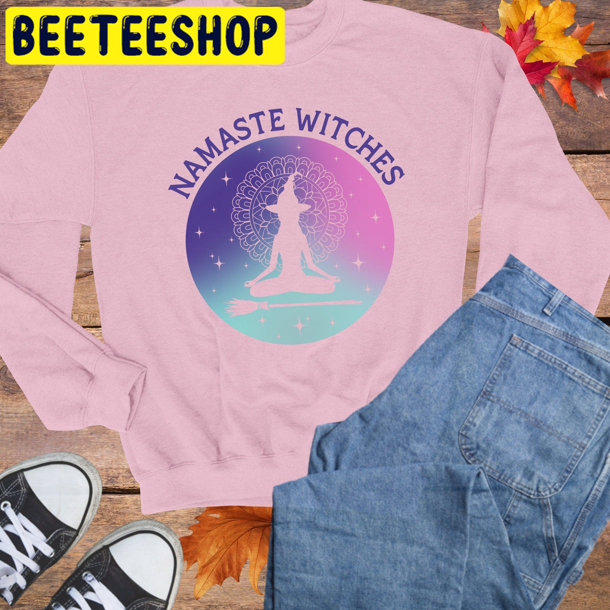 Namaste Witches Halloween Trending Unisex Shirt Namaste Witches Halloween Trending Unisex Shirt