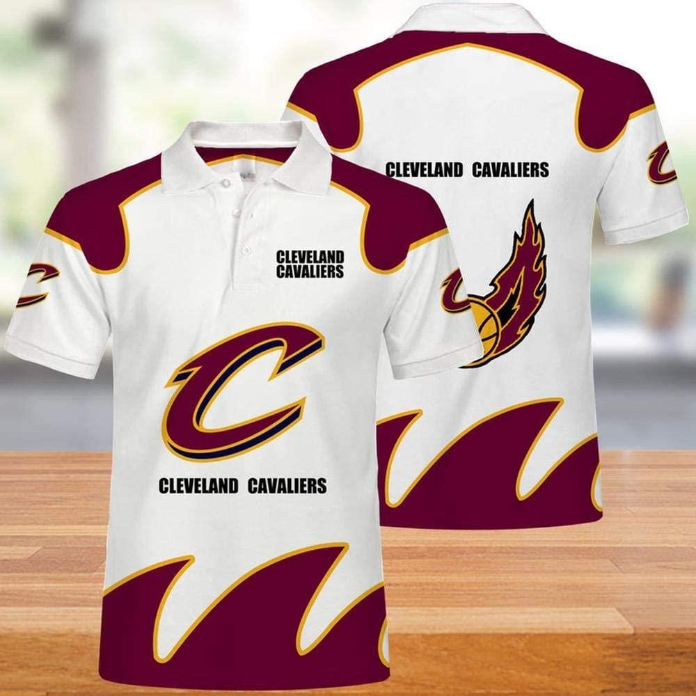 NBA Cleveland Cavaliers 3d Print Casual Summer Short Top Branding Trends 3D Polo Shirt NBA Cleveland Cavaliers 3d Print Casual Summer Short Top Branding Trends 3D Polo Shirt