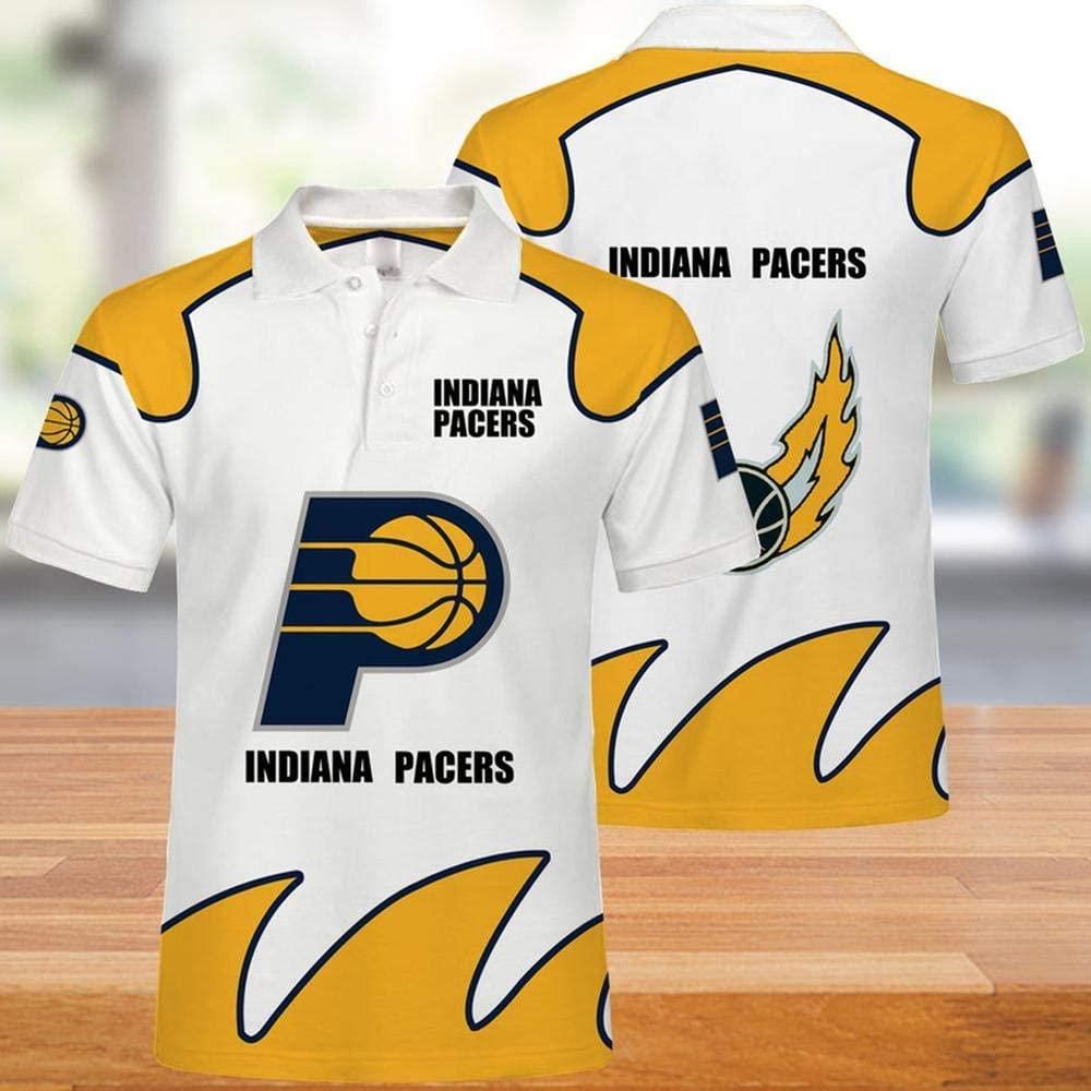 NBA Indiana Pacers 3d Print Casual Summer Short Top Branding Trends 3D All Over Print Polo Shirt NBA Indiana Pacers 3d Print Casual Summer Short Top Branding Trends 3D All Over Print Polo Shirt