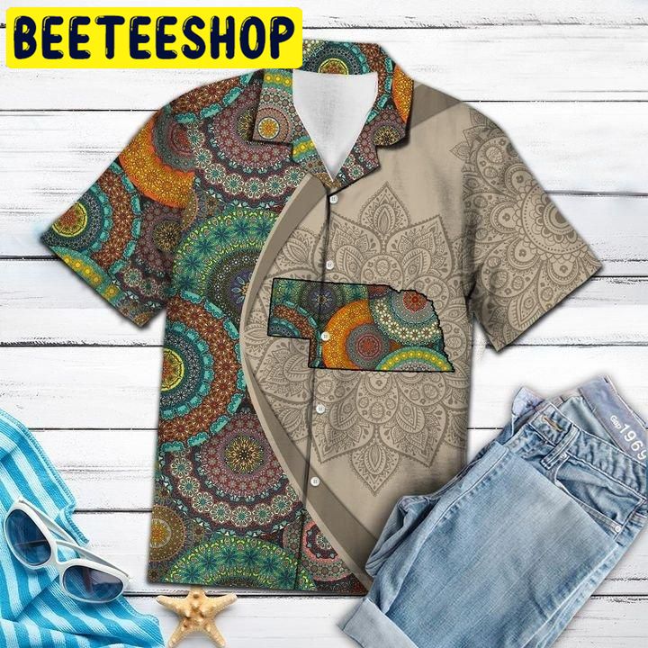Nebraska Mandala Hawaiian Shirt Nebraska Mandala Hawaiian Shirt