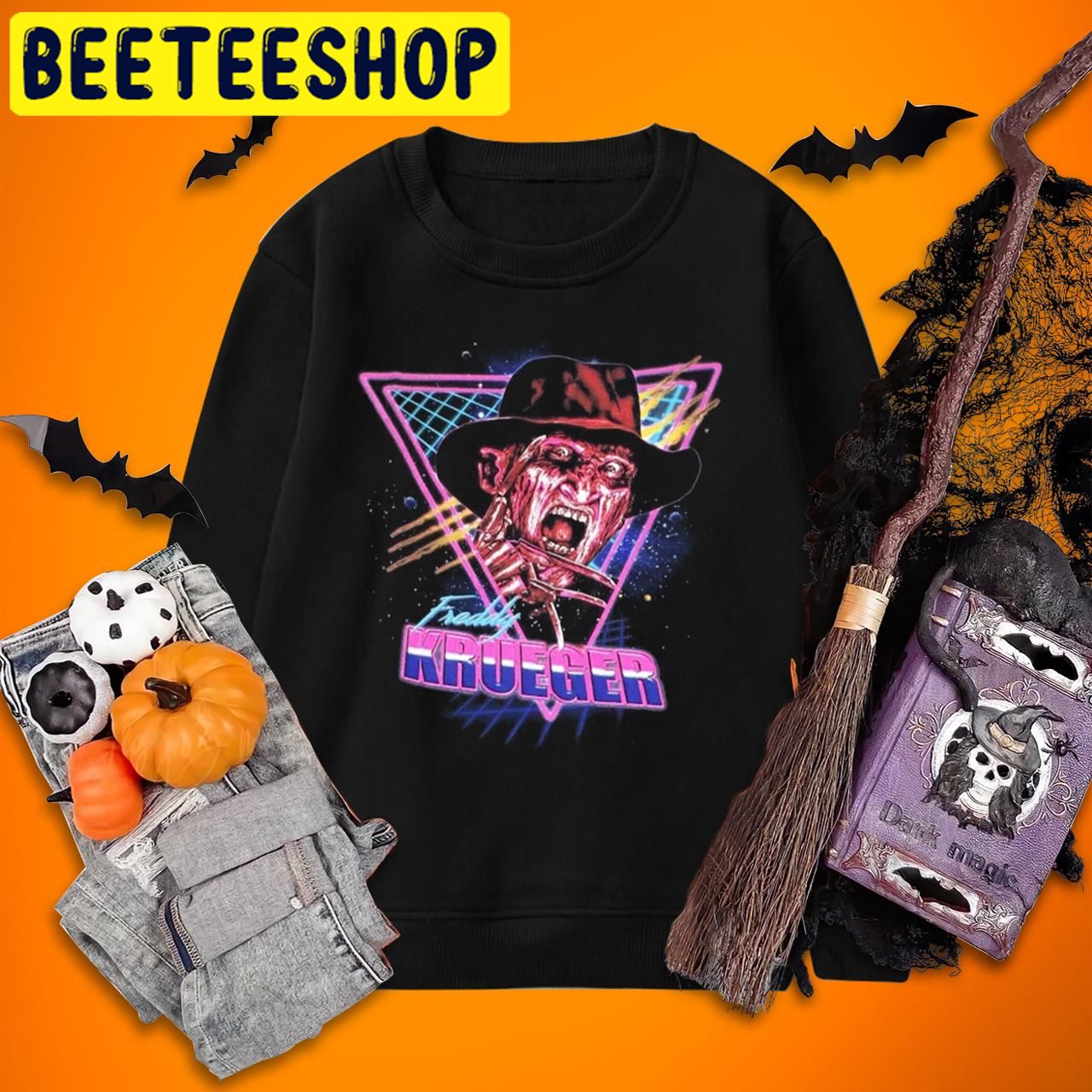 New Nightmare On Elm Street 1984 Neon Vintage Freddy Krueger Halloween Trending Unisex T-Shirt New Nightmare On Elm Street 1984 Neon Vintage Freddy Krueger Halloween Trending Unisex T-Shirt