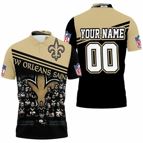New Orleans Saints Nfc Champions Coach Players Personalized 3D All Over Print Polo Shirt New Orleans Saints Nfc Champions Coach Players Personalized 3D All Over Print Polo Shirt