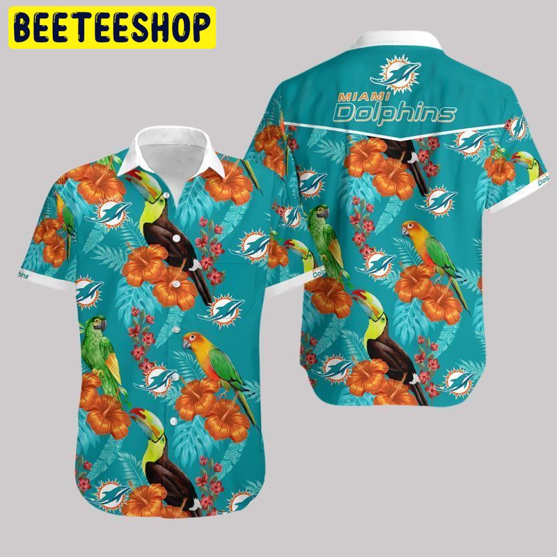 NFL Miami Dolphins 3D Aloha 1 Hawaiian Shirt NFL Miami Dolphins 3D Aloha 1 Hawaiian Shirt