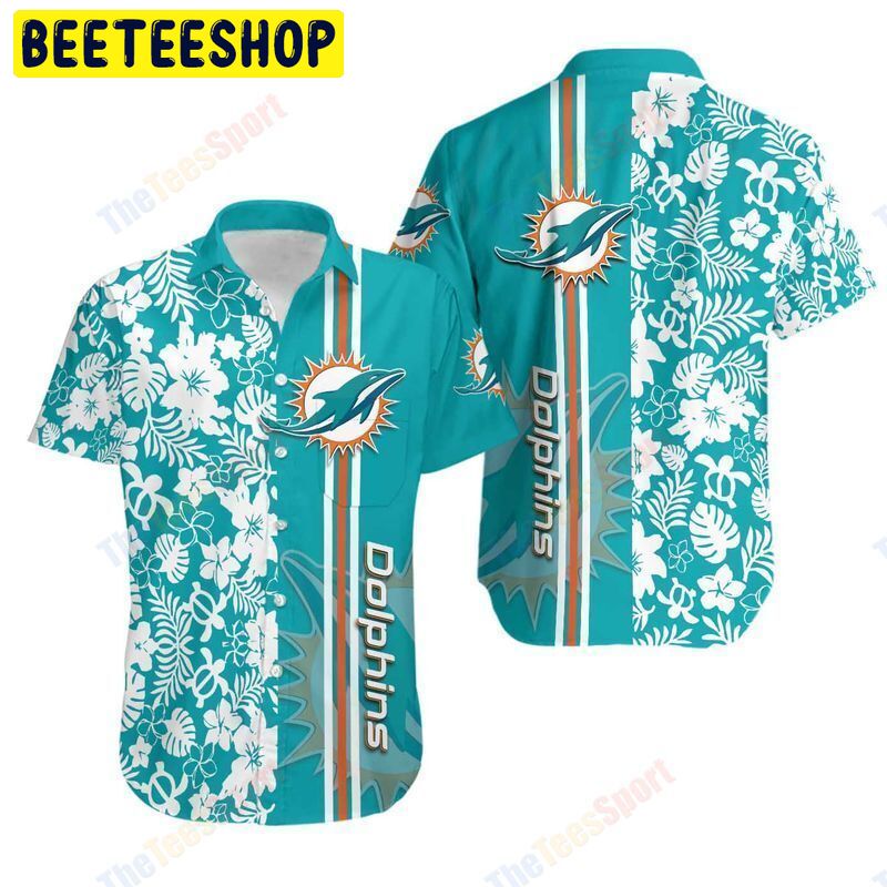 NFL Miami Dolphins 3D For Fans Hawaiian Shirt NFL Miami Dolphins 3D For Fans Hawaiian Shirt
