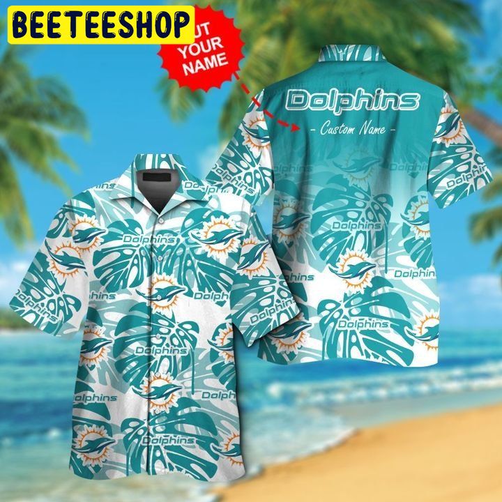 NFL Miami Dolphins Button Up Tropical Aloha 11 Hawaiian Shirt NFL Miami Dolphins Button Up Tropical Aloha 11 Hawaiian Shirt