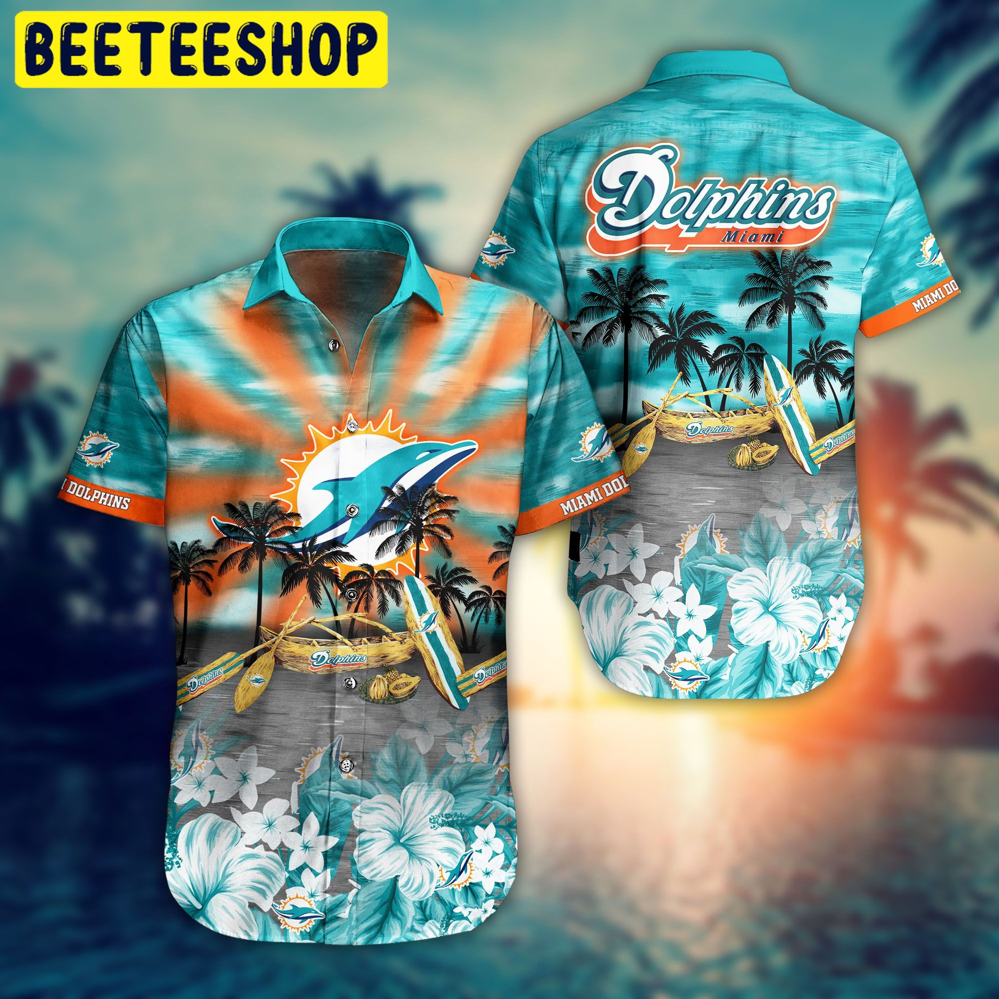 NFL Miami Dolphins Lover New Summer Hawaiian Shirt NFL Miami Dolphins Lover New Summer Hawaiian Shirt