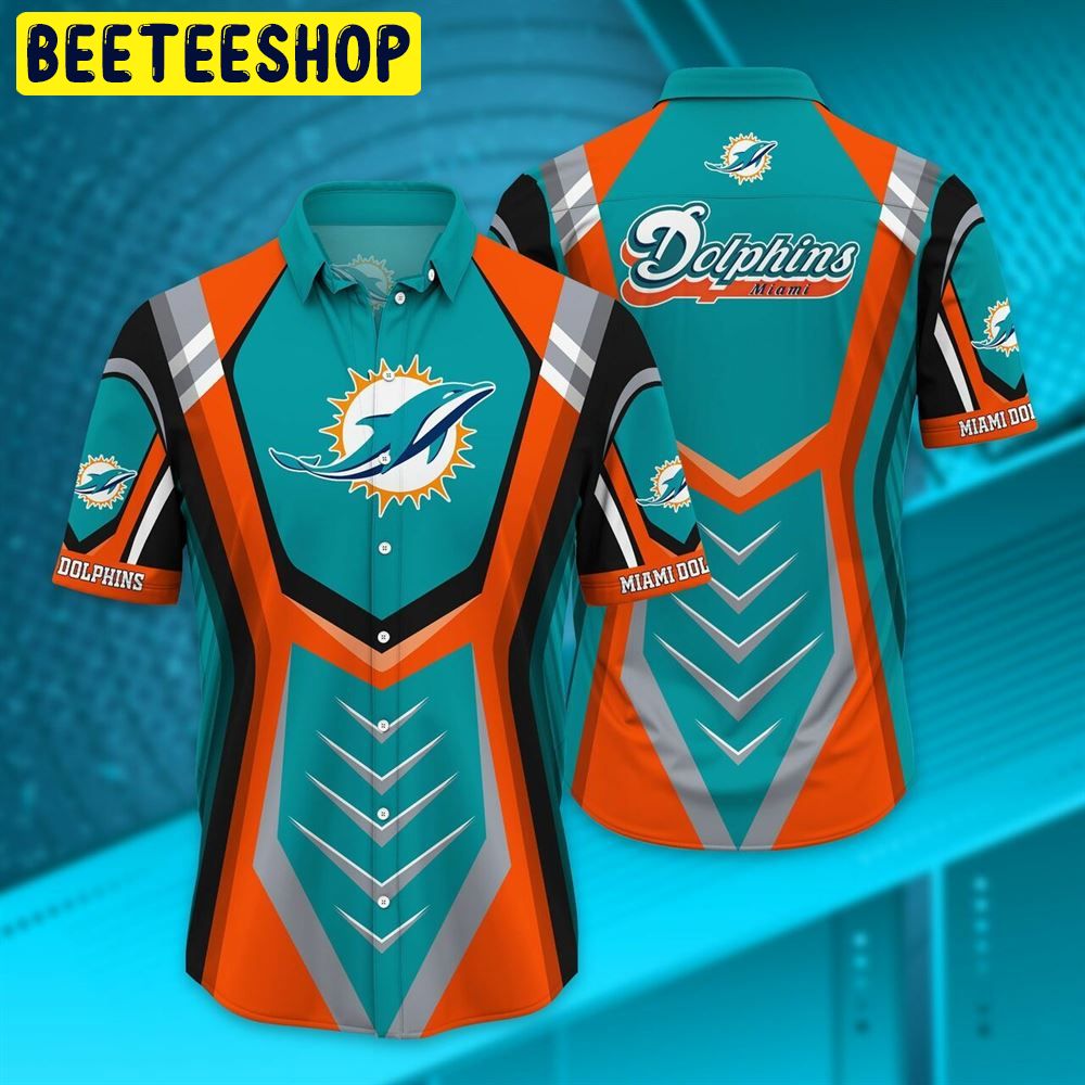 NFL Nfl Miami Dolphins For Fans Hawaiian Shirt NFL Nfl Miami Dolphins For Fans Hawaiian Shirt
