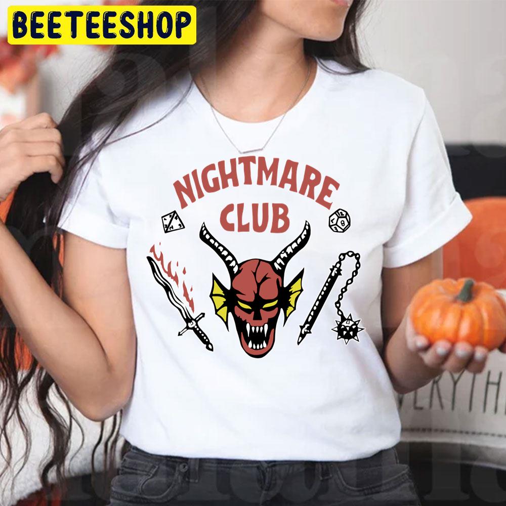 Nightmare Club Stranger Things Halloween Trending Unisex T-Shirt Nightmare Club Stranger Things Halloween Trending Unisex T-Shirt
