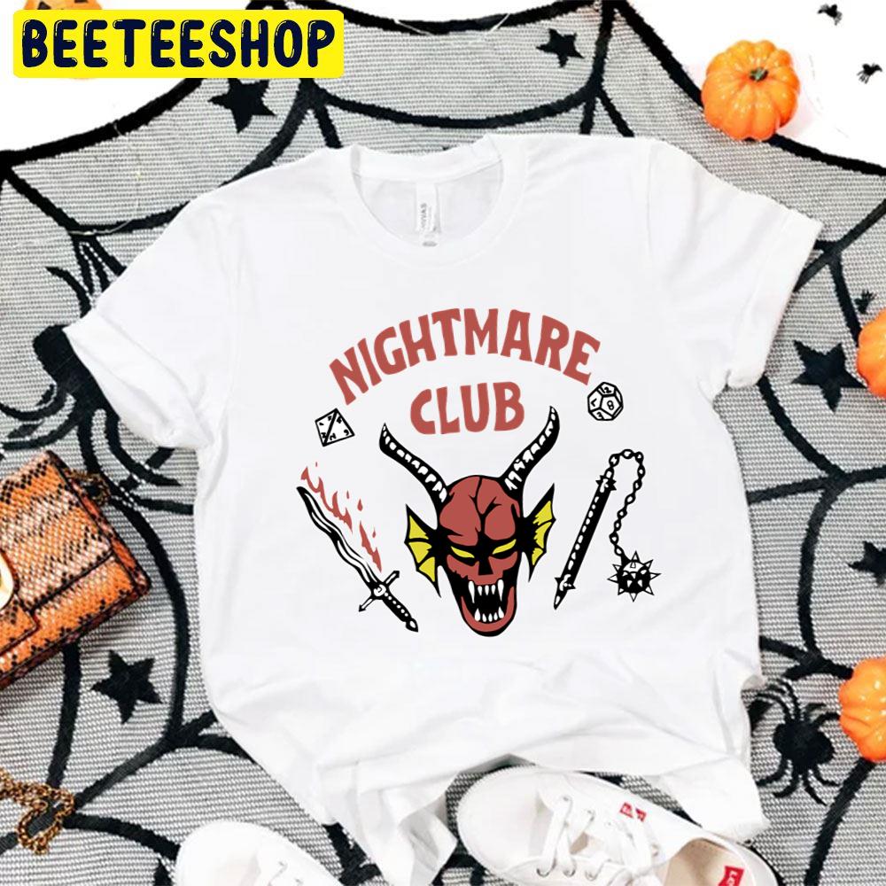 Nightmare Club Stranger Things Halloween Trending Unisex T-Shirt Nightmare Club Stranger Things Halloween Trending Unisex T-Shirt