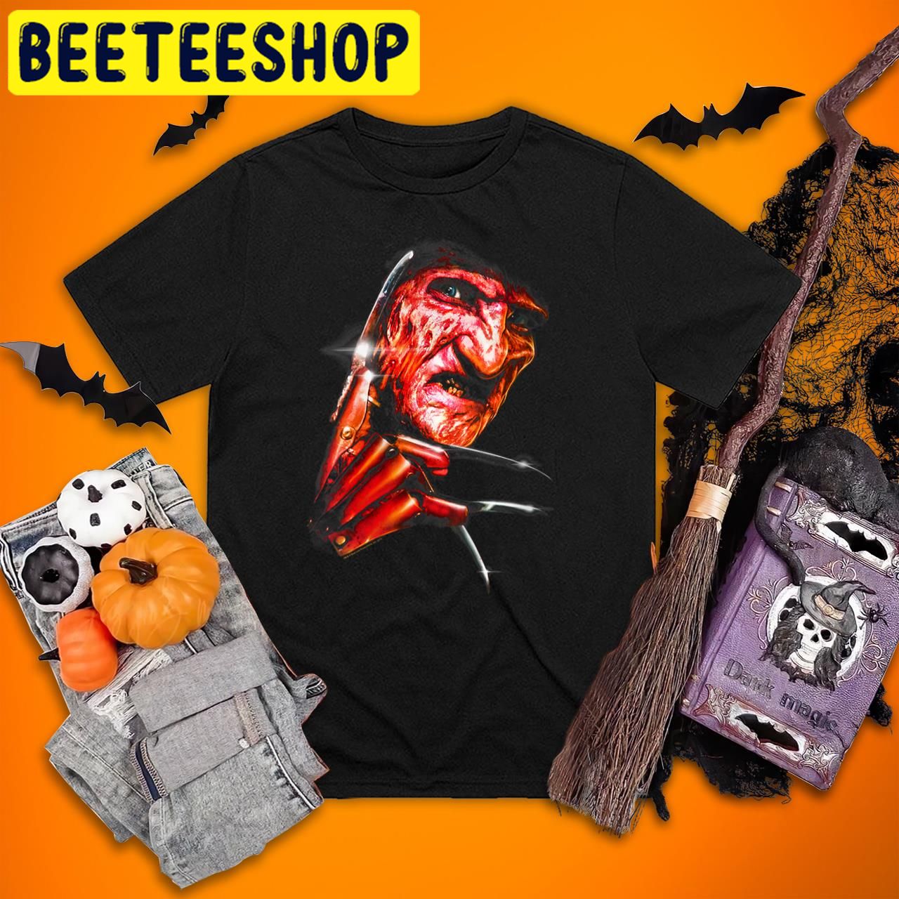Nightmare on Elm Street Freddy's Face Nightmare on Elm Street Halloween Trending Unisex T-Shirt Nightmare on Elm Street Freddy's Face Nightmare on Elm Street Halloween Trending Unisex T-Shirt