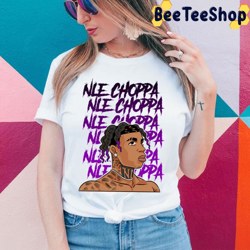 Nle Choppa Purple Art Trending Unisex T-Shirt Nle Choppa Purple Art Trending Unisex T-Shirt