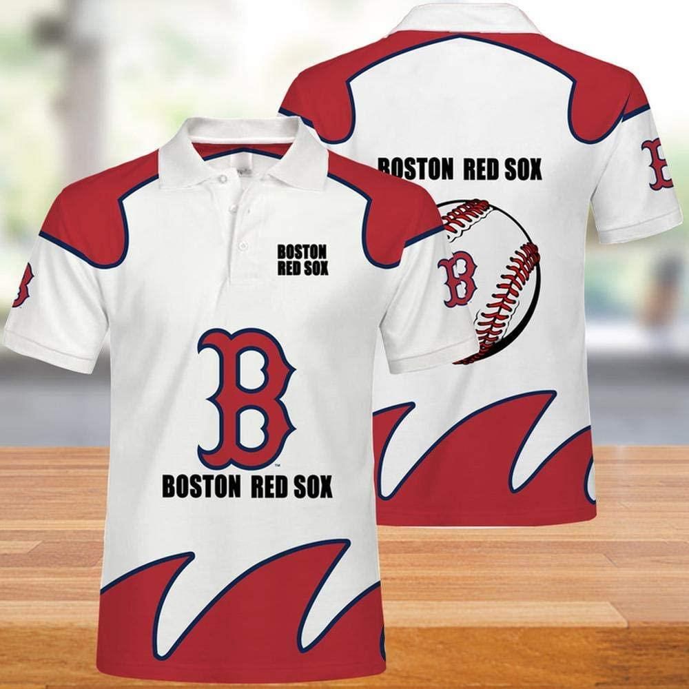 NRL Boston Red Sox 3d Print Casual Summer Short Top Branding Trends 3D Polo Shirt NRL Boston Red Sox 3d Print Casual Summer Short Top Branding Trends 3D Polo Shirt