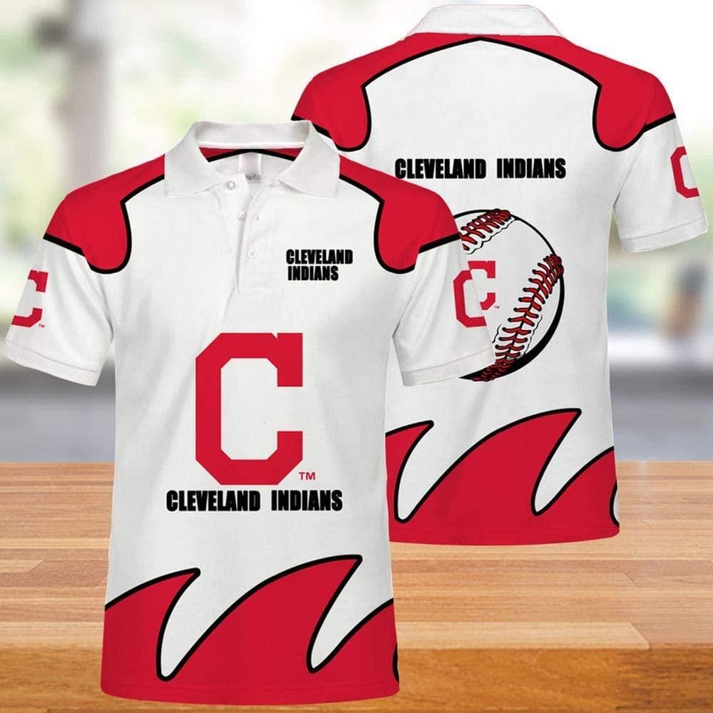 NRL Cleveland Indians 3d Print Casual Summer Short Top Branding Trends 3D Polo Shirt NRL Cleveland Indians 3d Print Casual Summer Short Top Branding Trends 3D Polo Shirt