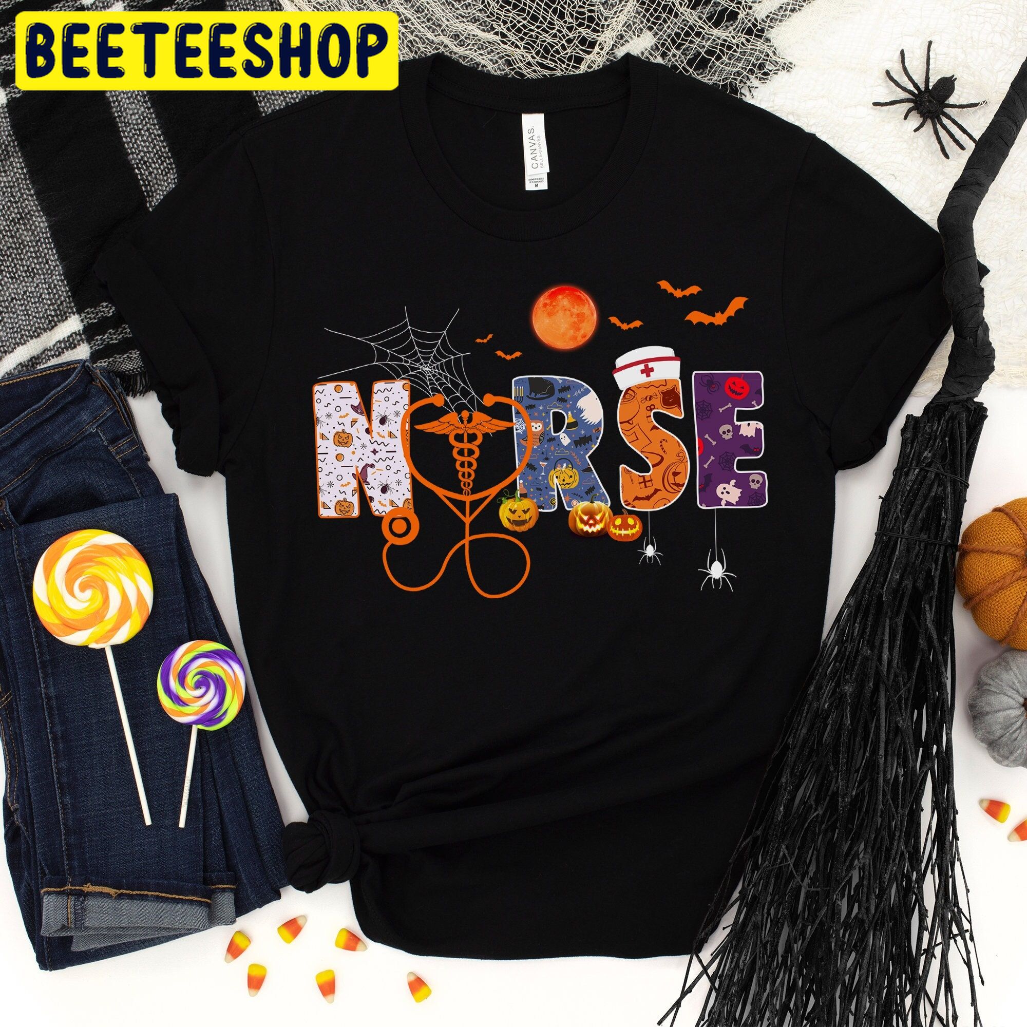 Nurse Halloween Funny Trending Unisex Shirt Nurse Halloween Funny Trending Unisex Shirt