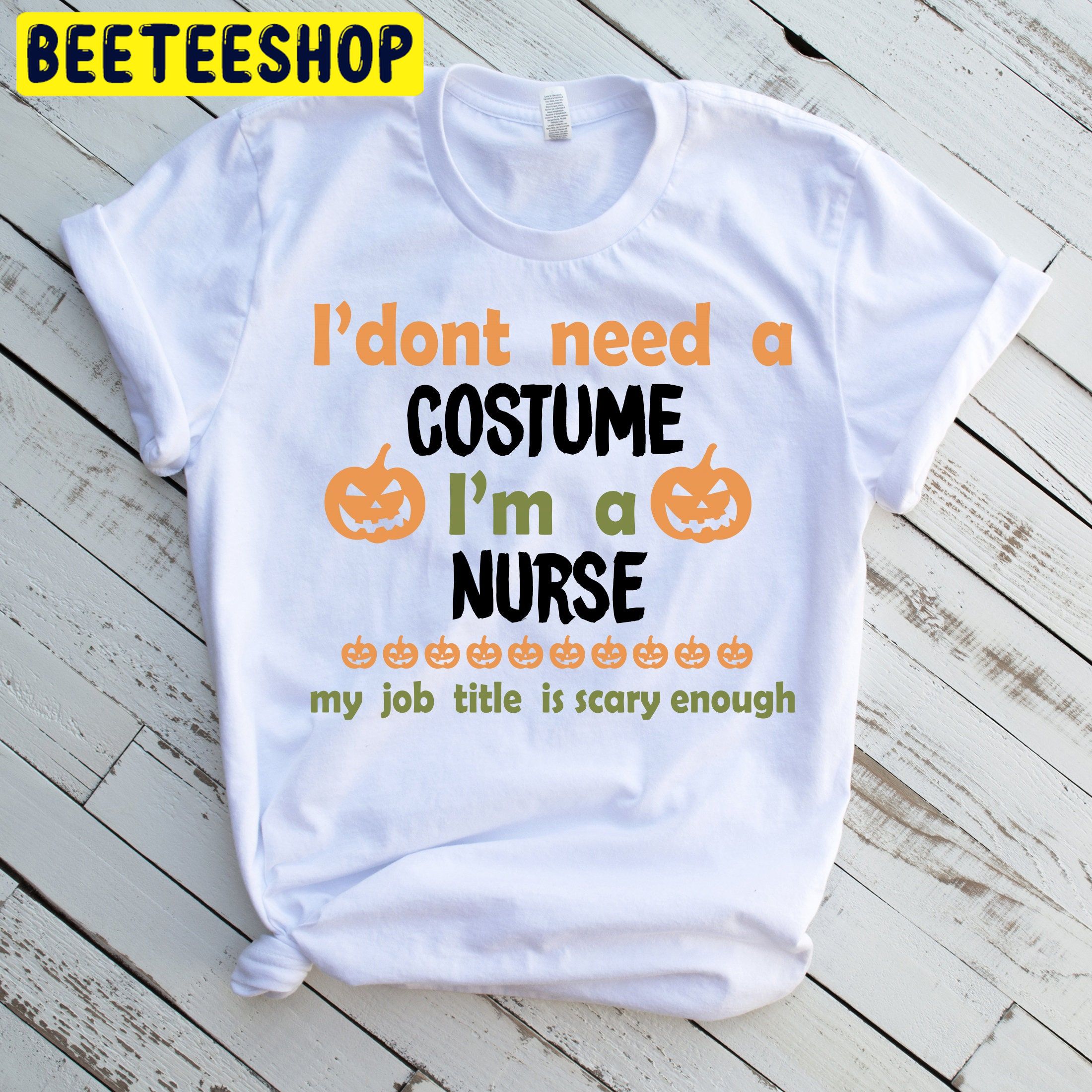 Nurse Halloween Gag Pumpkins Trending Unisex Shirt Nurse Halloween Gag Pumpkins Trending Unisex Shirt