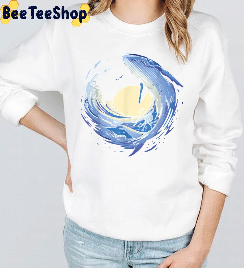 Ocean Wave Whale Sea Animals Trending Unisex T-Shirt Ocean Wave Whale Sea Animals Trending Unisex T-Shirt