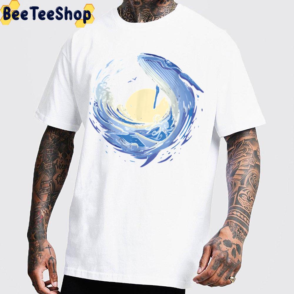 Ocean Wave Whale Sea Animals Trending Unisex T-Shirt Ocean Wave Whale Sea Animals Trending Unisex T-Shirt