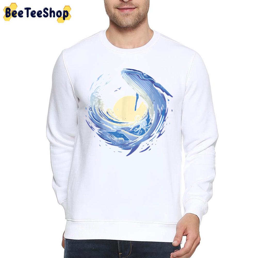Ocean Wave Whale Sea Animals Trending Unisex T-Shirt Ocean Wave Whale Sea Animals Trending Unisex T-Shirt