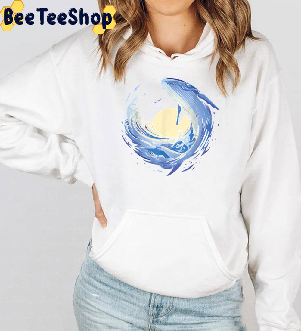 Ocean Wave Whale Sea Animals Trending Unisex T-Shirt Ocean Wave Whale Sea Animals Trending Unisex T-Shirt