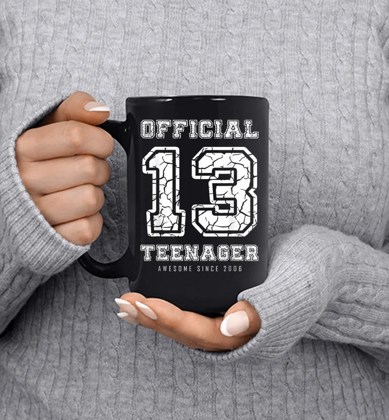 Official Nager 13 Years Old 13th Birthday Boys Girls Mug Official Nager 13 Years Old 13th Birthday Boys Girls Mug