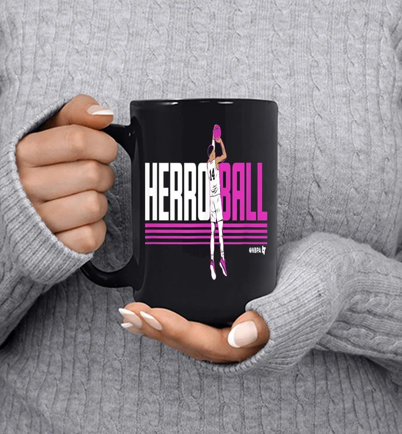 Officially Licensed Tyler Herro Herro Ball Mug Officially Licensed Tyler Herro Herro Ball Mug