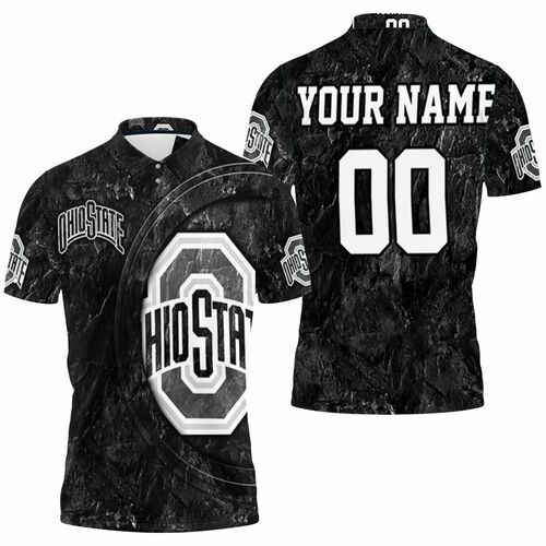 Ohio State Buckeyes Cracked Ground Printed Personalized 3D All Over Print Polo Shirt Ohio State Buckeyes Cracked Ground Printed Personalized 3D All Over Print Polo Shirt