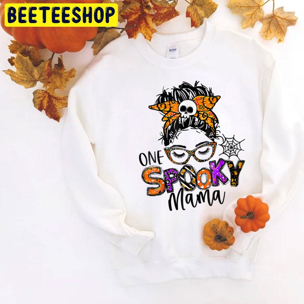 One Spooky Mama Art Halloween Trending Unisex T-Shirt One Spooky Mama Art Halloween Trending Unisex T-Shirt