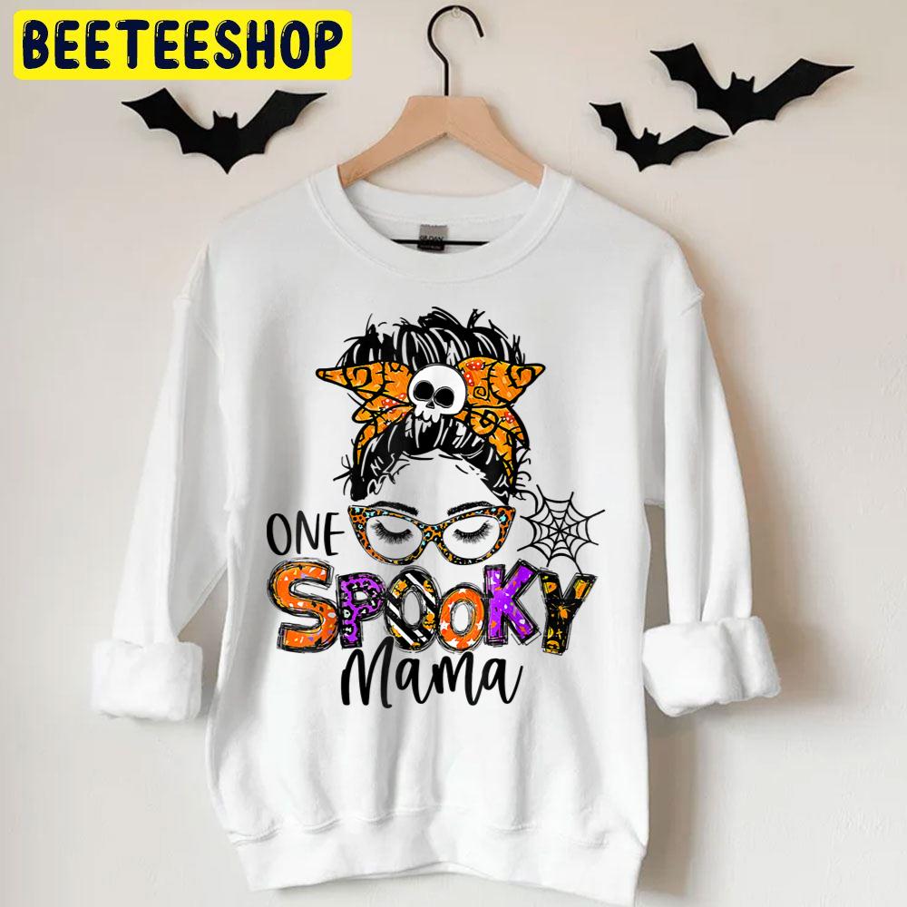 One Spooky Mama Art Halloween Trending Unisex T-Shirt One Spooky Mama Art Halloween Trending Unisex T-Shirt