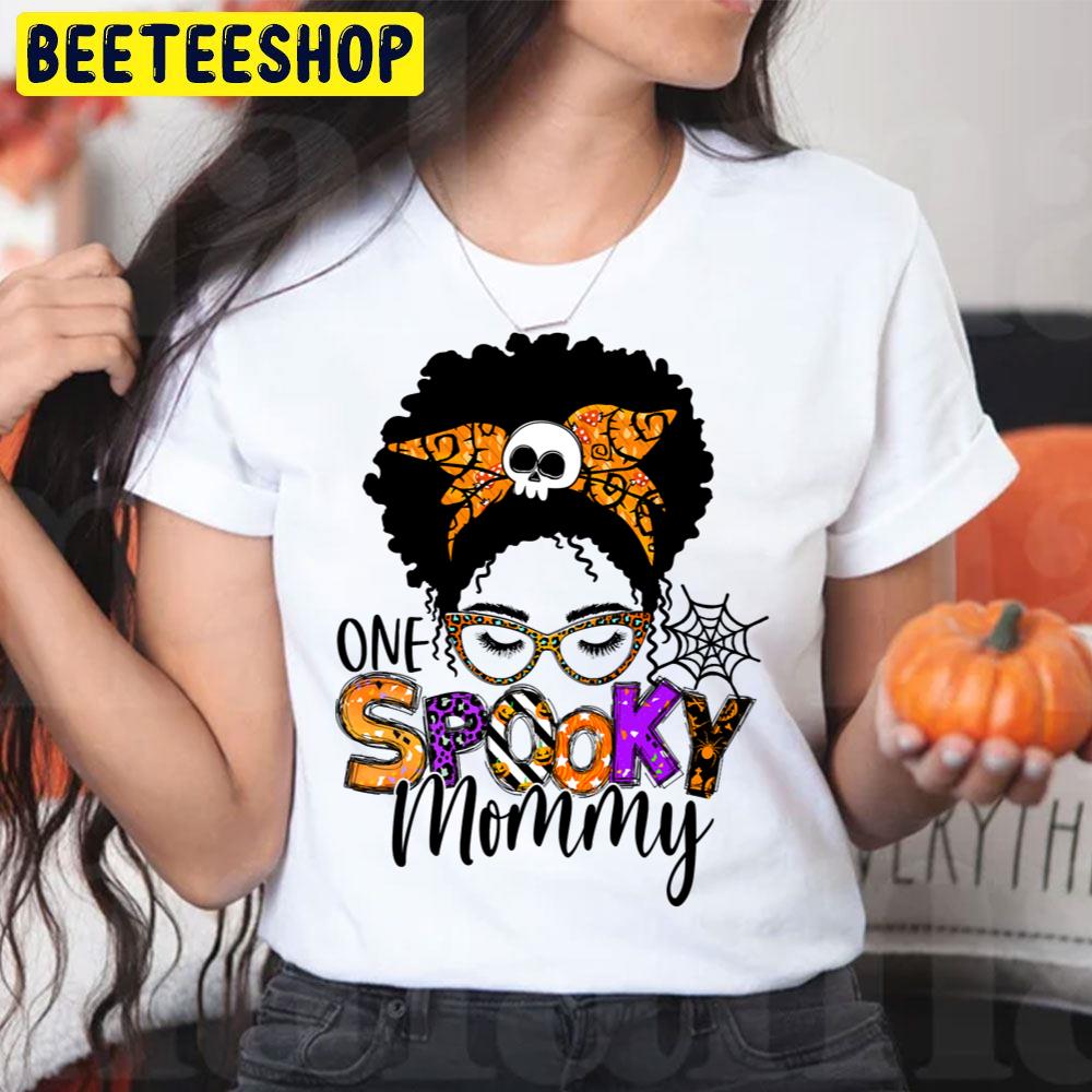 One Spooky Mommy Design Halloween Trending Unisex T-Shirt One Spooky Mommy Design Halloween Trending Unisex T-Shirt