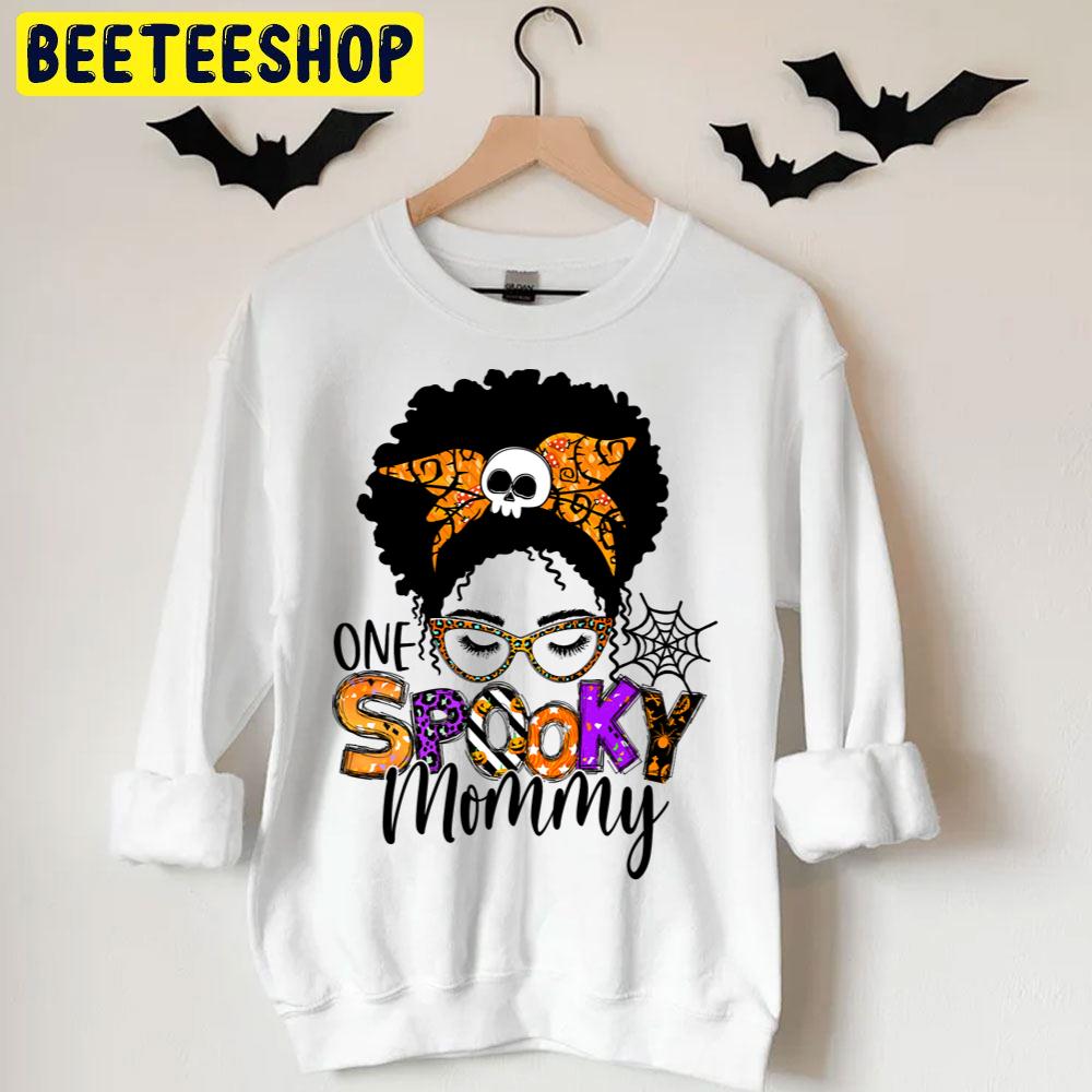 One Spooky Mommy Design Halloween Trending Unisex T-Shirt One Spooky Mommy Design Halloween Trending Unisex T-Shirt