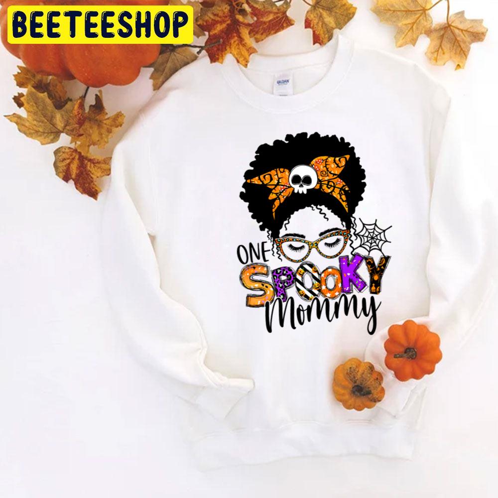 One Spooky Mommy Design Halloween Trending Unisex T-Shirt One Spooky Mommy Design Halloween Trending Unisex T-Shirt