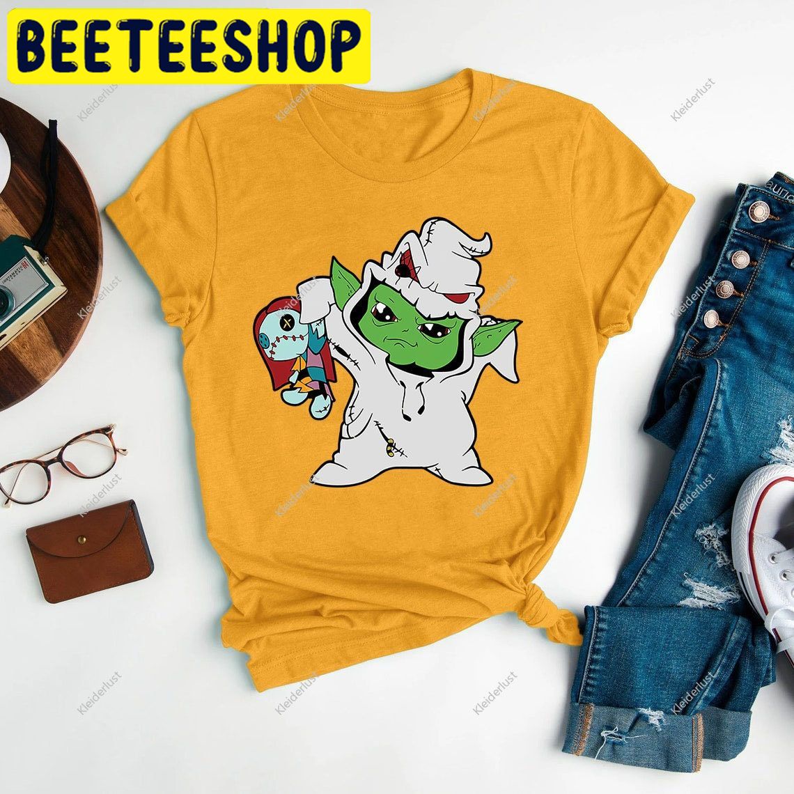 Oogie Boogie Man Baby Yoda HalloweenTrending Unisex Shirt Oogie Boogie Man Baby Yoda HalloweenTrending Unisex Shirt