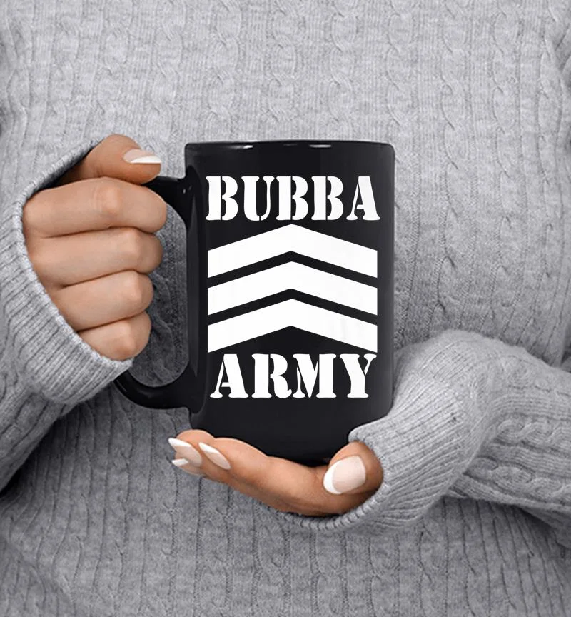 Original Bubba Army Logo (wht) 8211 Official Bubba Army Design Premium Mug Original Bubba Army Logo (wht) 8211 Official Bubba Army Design Premium Mug