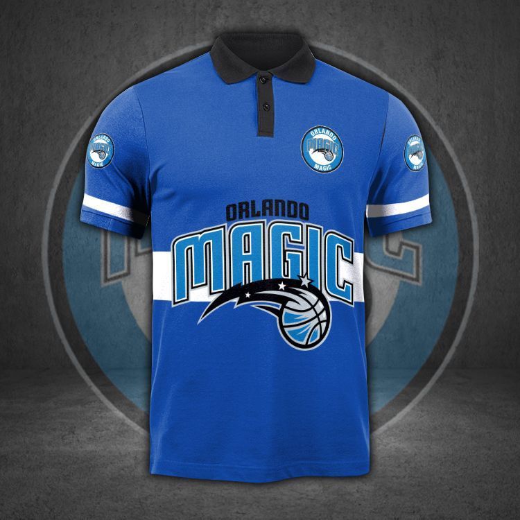 Orlando Magic 3D All Over Print Polo Shirt Orlando Magic 3D All Over Print Polo Shirt