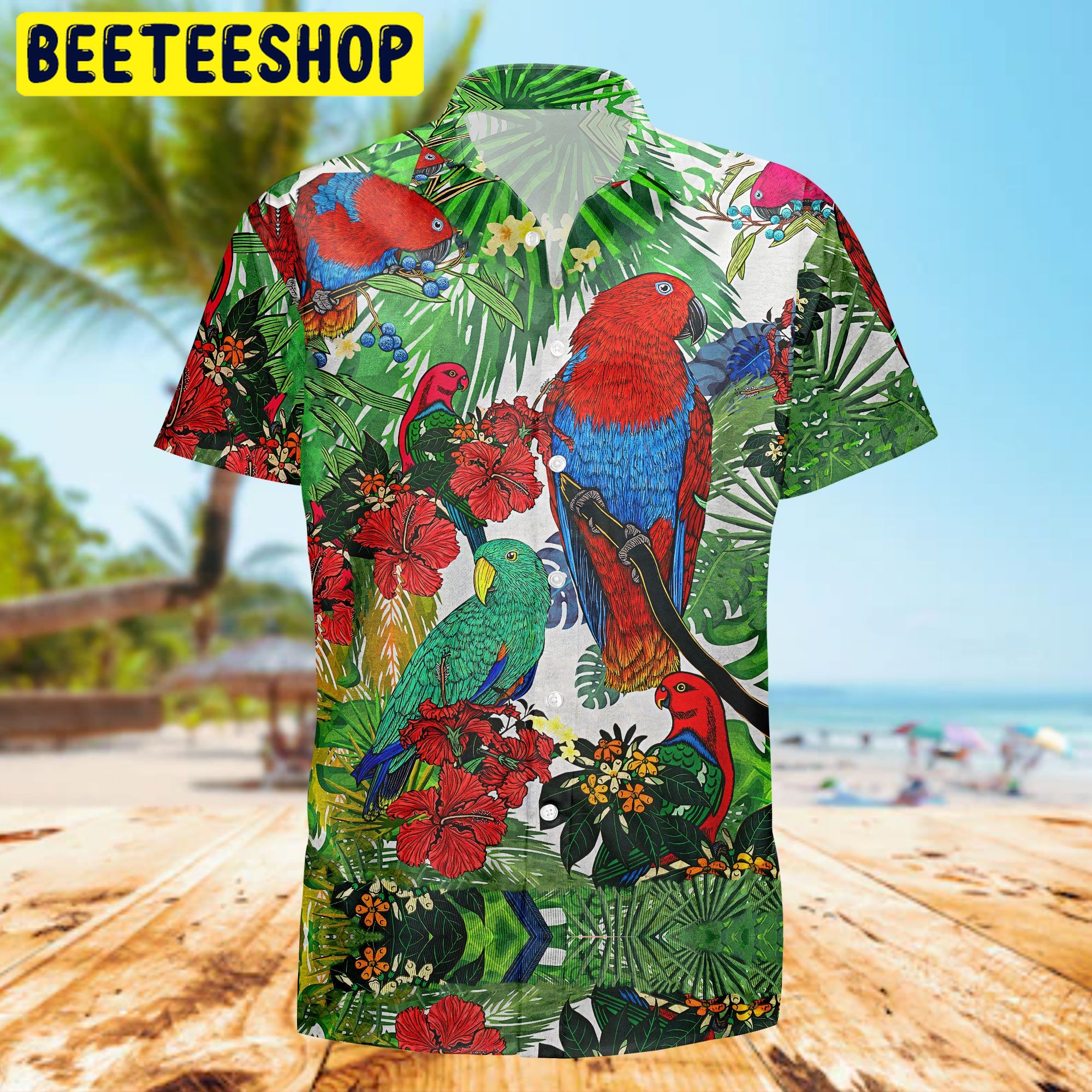 Pacific Legend Parrots Trending Hawaiian Shirt Pacific Legend Parrots Trending Hawaiian Shirt